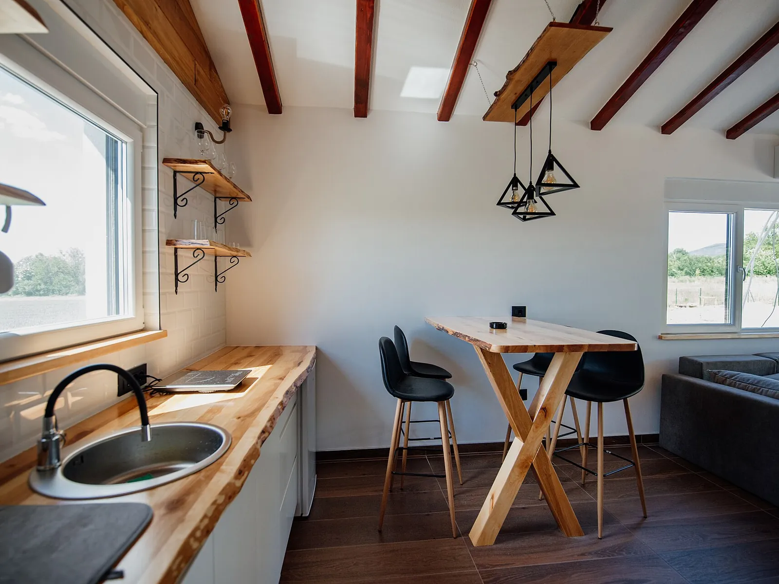 Küchenzeile – Tiny House in Immenstadt im Allgäu – Foto: Shixart1985, CC BY 2.0