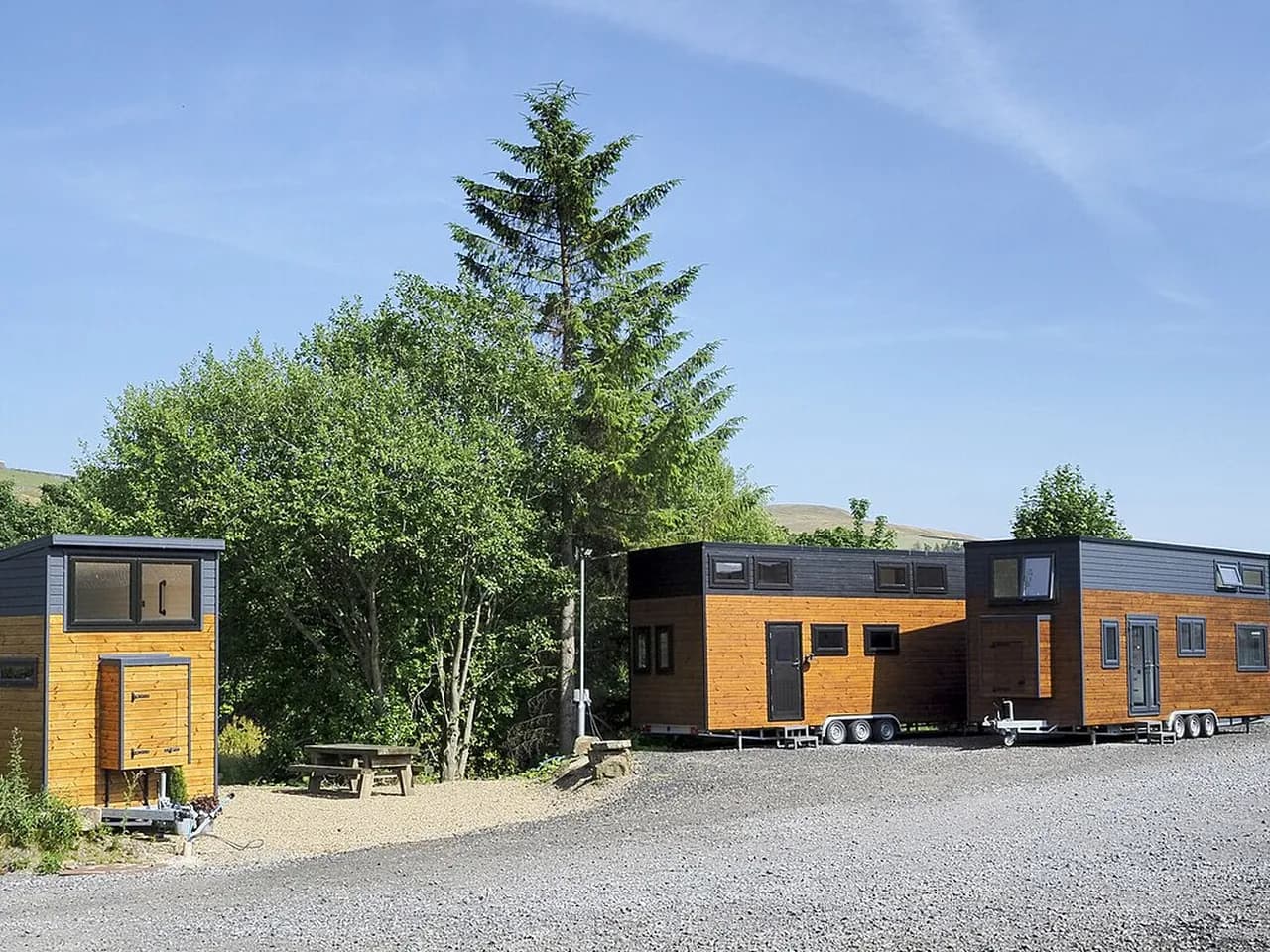 Außenansicht auf dem Stellplatz – Tiny House in Köln – Foto: Trevor Littlewood, CC BY-SA 2.0