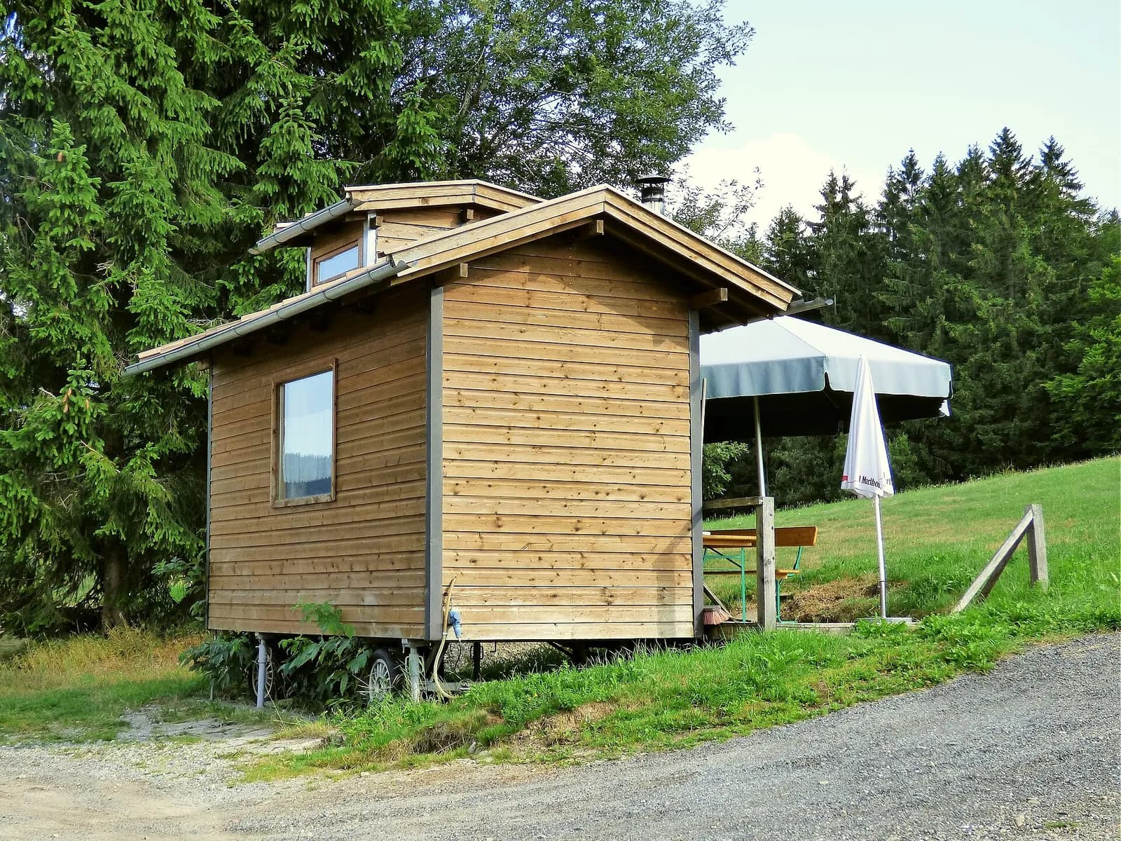 Außenansicht – Tiny House in Rosenheim – Foto: S. John, Elsterwerda, CC BY-SA 3.0